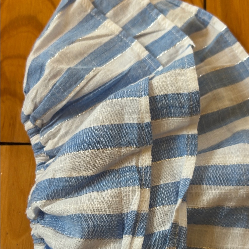 NWT Vineyard Vines Blue and White Striped Midi Dress - Picture 4 of 7